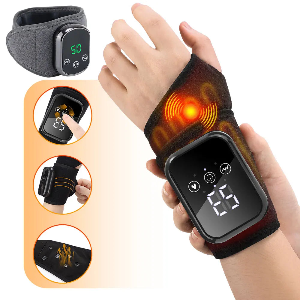 Fitnexa WristRelief™ – Smart Support with Heat and Massage for Wrist Pain